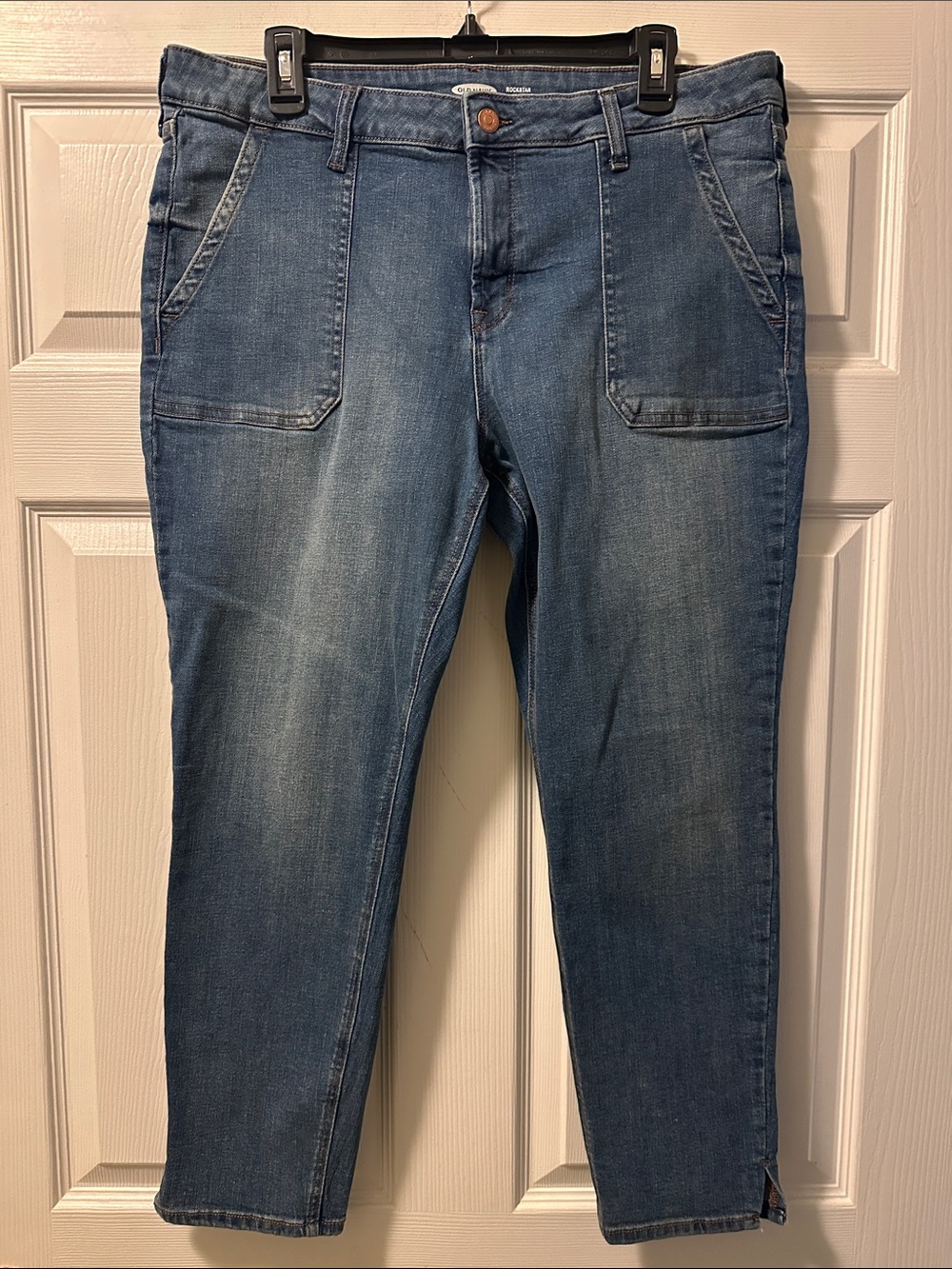 Women’s Old Navy Rockstar Super Skinny Ankle Denim Jeans - Size 16 (0259)